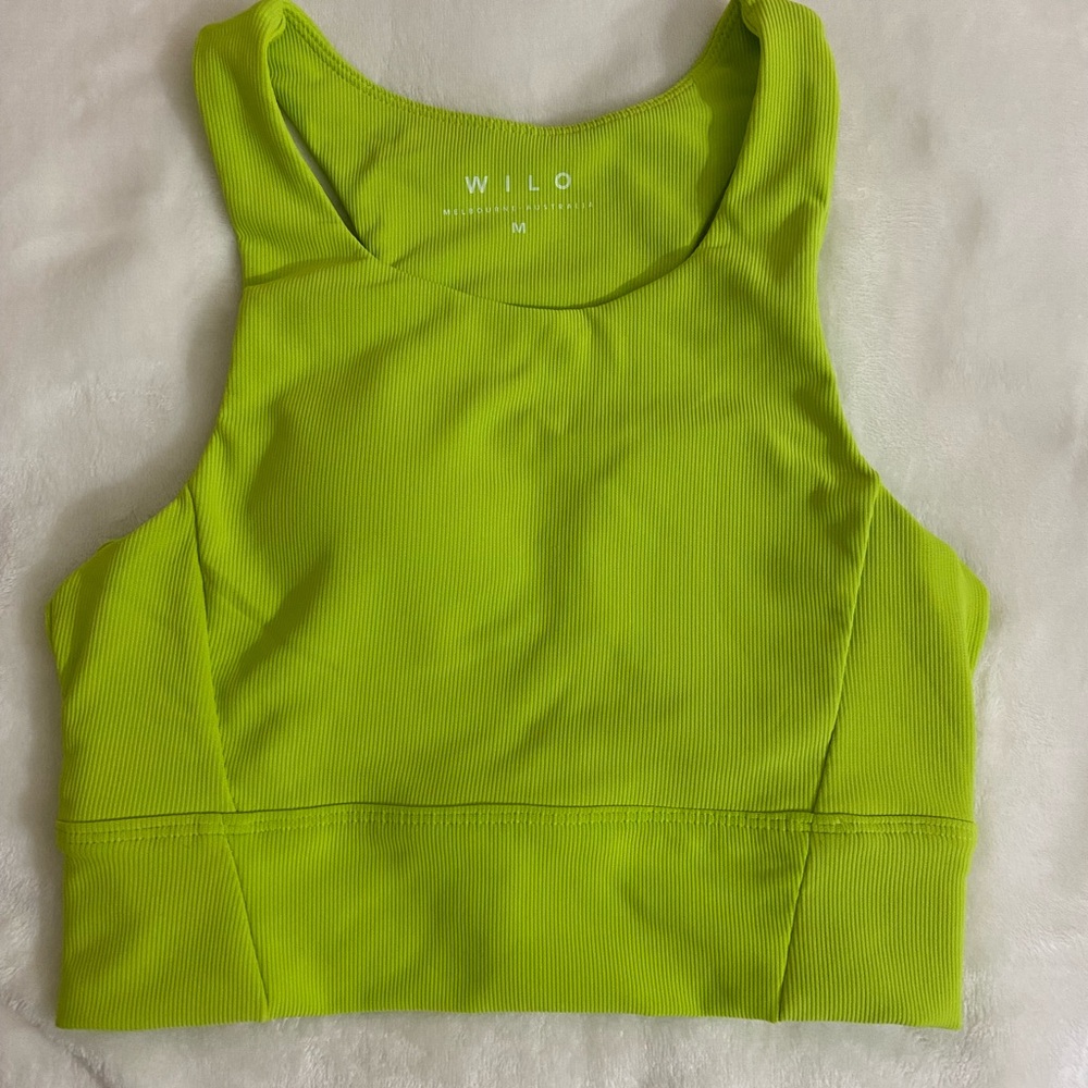 WILO Lime Green Women's Crop Top